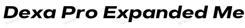 Dexa Pro Expanded Me字体转换